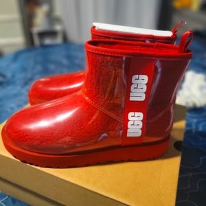 NEW UGG CLEAR BOOTS WOMEN SIZE 10